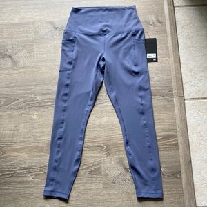 90 Degree by Reflex Indigo Coast Blue Purple Leggings Pockets